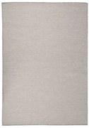 vidaXL Tapete de tecido plano p/ exterior 140x200 cm cinzento claro