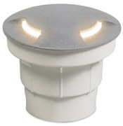 Foco de chão exterior moderno cinzento com LED IP67 - Ceci 2 Moderno