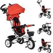 Triciclo para Bebés Dobrável Triciclo Evolutivo 2 em 1 para Crianças d