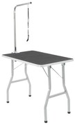 vidaXL Mesa de aliciamento com um laço ajustável, p/ cão, gato