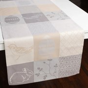 47x150 cm - Caminho de mesa 100% algodão jacquard