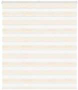 vidaXL Cortina de zebra 125x150 cm largura do tecido 120,9cm poliéster