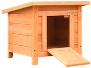 vidaXL Casa para gatos pinho e abeto maciços 50x46x43,5 cm