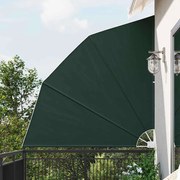 vidaXL Tela de Privacidade para Varanda Verde-escuro 210 x 210 cm