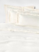 Capa de edredão em linho com costura elevada Linna