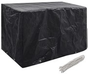 vidaXL Capa para mobiliário de jardim com 8 ilhós 140x70x90 cm