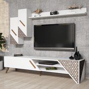 Unidade de TV Beril – Branco – 180x40x37 cm