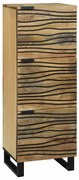 vidaXL Armário Alto - 40x33,5x110 cm em Madeira de Manga Sólida