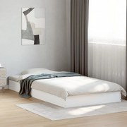 Estrutura de cama 90x190 cm derivados de madeira branco