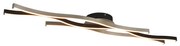 Design plafondlamp zwart met zilver incl. LED dimbaar - Blaze Design