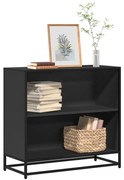 vidaXL Estante 80,5x35x76 cm derivados de madeira preto