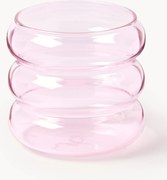 Copos pequenos artesanais em vidro borossilicato Bubbly, conjunto de 4