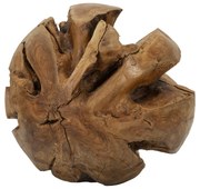 BOLA DE TECA RECICLADA Ø 50 CM (PEÇAS ÚNICAS - NÃO SUBSTITUÍDAS EM SÉRIE)