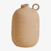 Vaso De Terracota Voreni Castanho Praliné - Sklum