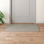 vidaXL Tapete/passadeira 50x100 cm aspeto sisal platina
