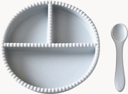 Conjunto de jantar para crianças em silicone Bubble, conjunto de 2