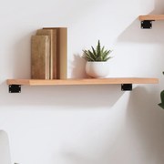 vidaXL Prateleira de parede 60x20x2 cm carvalho tratado castanho-claro