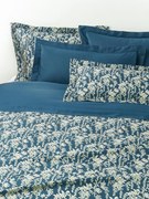 Capa de edredão em cetim de algodão com padrão floral Leticia