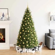 vidaXL 111 pcs conjunto de enfeites de Natal poliestireno dourado