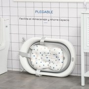 Banheira para Bebé Recém Nascido até 3 Anos Dobrável 30 Litros com Tam