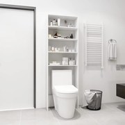 vidaXL Armário para máquina de lavar roupa 64x24x190 cm branco