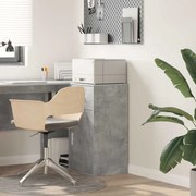 vidaXL Buffet Cinzento cimento 38 x 34,5 x 75 cm Madeira processada