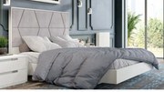 Cama IRIS - Preto, Lacado / MDF
