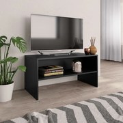 vidaXL Móvel de TV 80x40x40 cm derivados de madeira preto