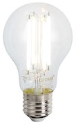 LED Candeeiro de pé inteligente preto com Wi-Fi A60 vidro fumê - Bliss Design