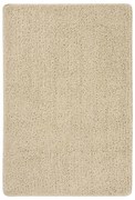 vidaXL Tapete shaggy 140x200 cm antiderrapante cor creme