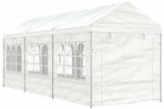 Tenda de Eventos com telhado 6,69x2,28x2,69 m polietileno branco