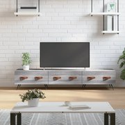 vidaXL Móvel de TV 150x36x30 cm derivados de madeira cinzento sonoma