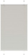 Cinzento Luz Plissada Cega 75x100 cm Largura Tecido 74,4 cm