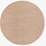 Tapete redondo de lã artesanal Amaro