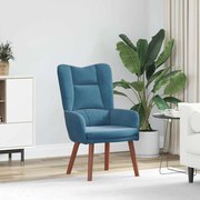 Poltrona Relaxante Velvet Azul