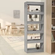 Estante/divisória 60x30x166cm derivados madeira cinzento sonoma