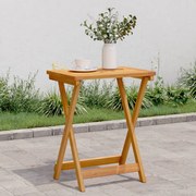 vidaXL Mesa de jardim dobrável 50x36x60 cm madeira de acácia maciça