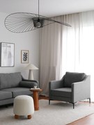 Cadeirão Nordi – Cinzento – 80x82x93 cm