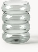 Copos artesanais em vidro borossilicato Bubbly, conjunto de 4