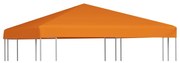 vidaXL Cobertura de gazebo 310 g/m² 3x3 m laranja