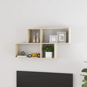 vidaXL Estante de parede 100x18x53 cm deriv. madeira carvalho sonoma