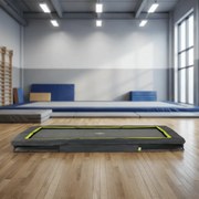 Trampolim desportivo retangular Silhouette 214 x 305 cm - preto