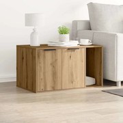 vidaXL Compartim. caixa areia gatos deriv. madeira carvalho artisiano