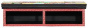 vidaXL Gabinete de TV Multicolor 80 x 30 x 22 cm Madeira processada