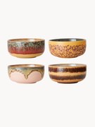 Taças artesanais 70's, conjunto de 4