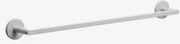 Toalheiro Adesivo De Parede Com Barra Para Casa De Banho Em Aço Inoxidável Caldrumi Branco & ↔︎ 60 Cm - Sklum