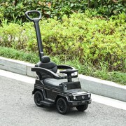 Carro de Passeio Carro Andador para Crianças acima de 12 Meses Mercedes G350 com Buzina Capô Removível Encosto e Suporte de Proteção 85,5x40,5x95cm Pr