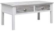 vidaXL Mesa de centro 100x50x45 cm madeira cinzento