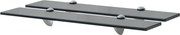 vidaXL Prateleiras flutuantes 2 pcs vidro 60x20 cm 8 mm