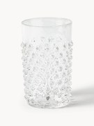 Copos de vidro artesanal Hobnail, conjunto de 6
